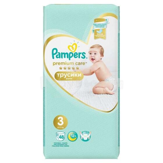 Pampers Pants Premium Care Art.P04H024 Pampers Pants suurus S3,6-11kg,48tk.