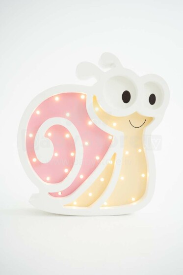 HappyMoon Snail Art.63381 Pink Yellow Nakts-lampa