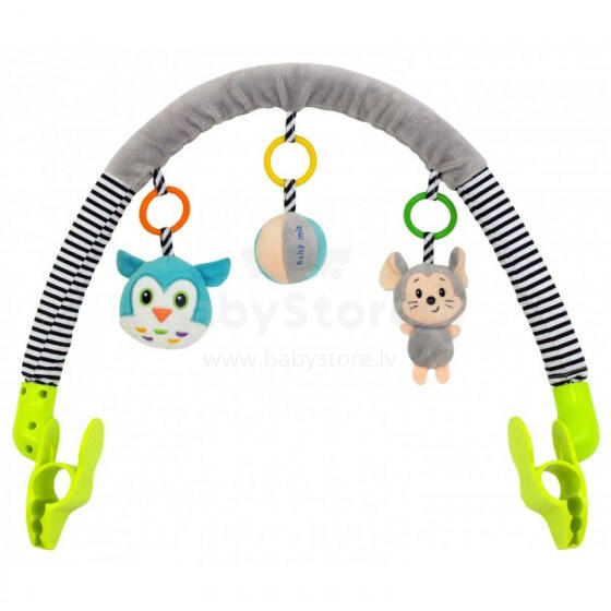 Baby Mix Owl Art.34465  Арка Весёлая прогулка для коляски, детской кроватке или автомобильному креслу