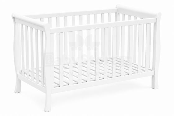 Elf Bed Gardenia  Art.74239 White Väikelapse võrevoodi (120x60 cm)