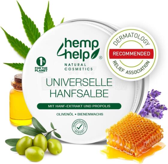 Universal Hemp  Propolis & Manuka Art.78430 Universaalne kanepisalv neurodermatiidi korral taruvaiku ja manukaga – 100 ml