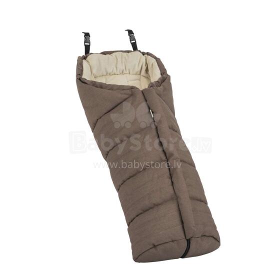 Emmaljunga Polar Footmuff Art. 56904 Eco Brown Universaalne kõndimisümbris
