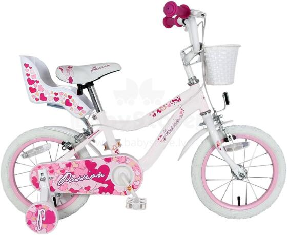 Kids Bike Wheels Collas 12' Pink Art.8059  Laste kaherattaline jalgratas lisaratastega