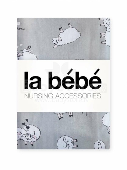 La Bebe™ Natural Cotton Baby Cot Bed Set Sheep Art.81686