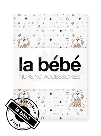 La Bebe™ Cotton 75x75 Art.82523 Bunnies Nappy