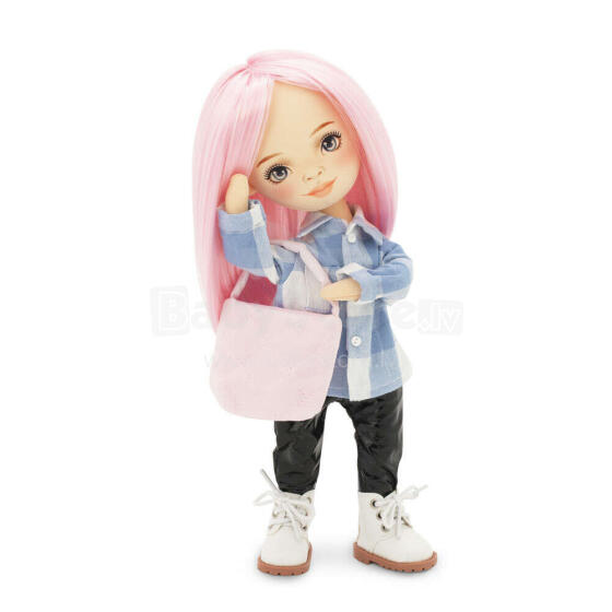 Orange Toys Sweet Sisters Billie in a Plaid Shirt Art.SS06-18 Pehme mänguasi Doll Billy ruudulises särgis (32cm)