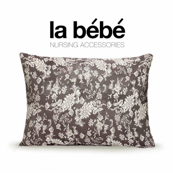 La Bebe Satin Royal Grey Vintage Art.85236 pillowcase 40x60cm