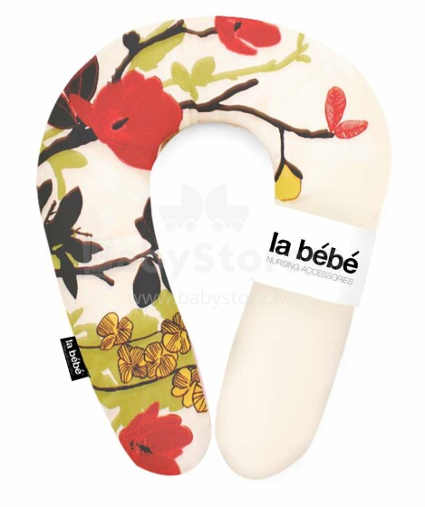 La Bebe™ Snug Cotton Nursing Maternity Pillow Art.85465 Magnolia Flowers