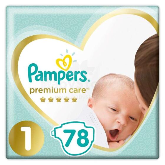 Pampers Premium Care Art.P04G991 Mähkmed S1 suurus, 2-5kg, 78 tk.
