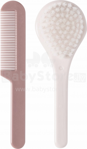 Luma Brush&Comb  Art.L20930N Nylon Blossom Pink Щетка с  мягким волосом + расческа