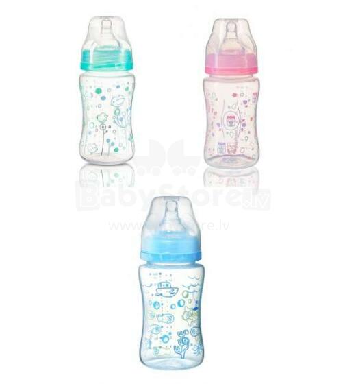 BabyOno Art.403 Laia suuga koolikute vastane pudel, 240 ml