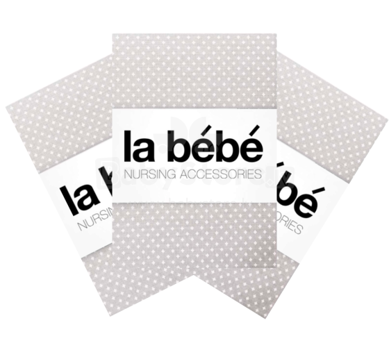 La Bebe™ Set 75x75(3) Art.89199 Pearl Grey