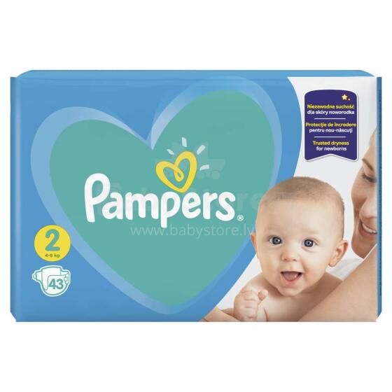 Pampers New Baby Art.P04G761 Mähkmed S2 suurus,4-8kg,43tk.