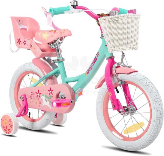 Joystar Kids Bike Wheels Collas 12'  Art.92090 Mint Laste kaherattaline jalgratas lisaratastega