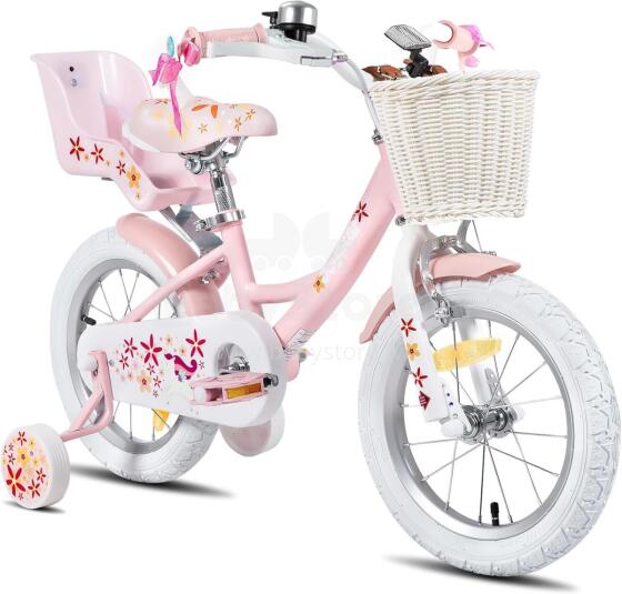 Joystar Kids Bike Wheels Collas 12'  Art.92092 Pink Laste kaherattaline jalgratas lisaratastega