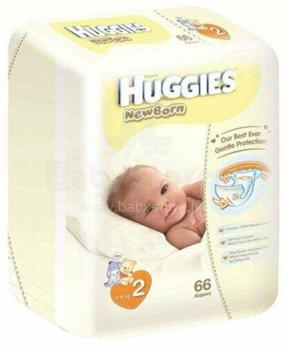 Huggies Newborn Elite Soft Art.041544267 подгузники с экологичным хлопком 4-7kг, 66 шт.
