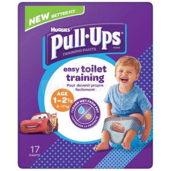 Huggies Pull Ups Boys Art.041570723 Autiņbiksītes podiņapmācībai 8-17kg, 17gb