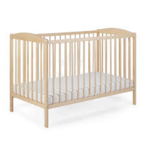 La Bebe™ Kids Wood Cot Sosna Tomi 5 Art.92430 Natural Laste puidust võrevoodi 120x60 cm