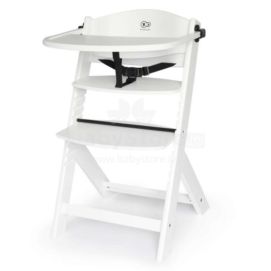 KinderKraft Enock Art.92567 White Puidust söögitool