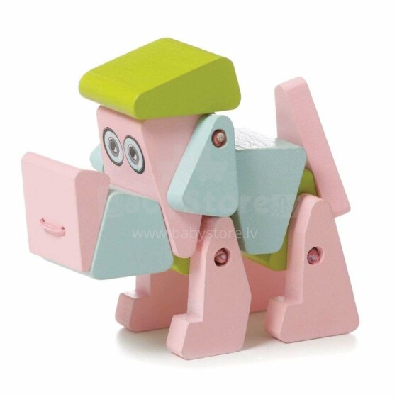 Cubika Art.LA-1 Puidust mänguasi Acrobat koer