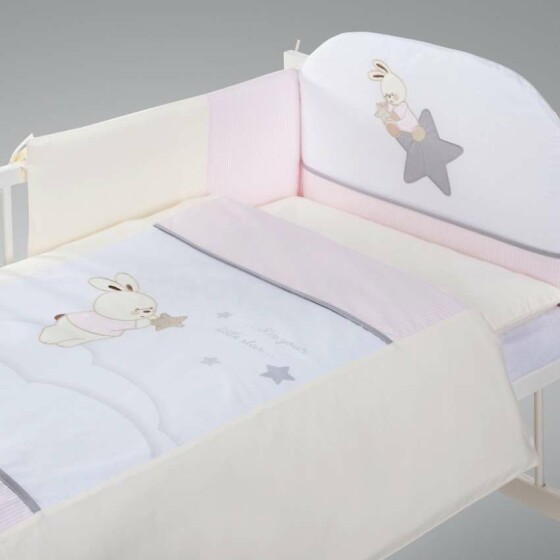 Klups Star Yourney Pink Art.H207 комплект детского постельного белья из 5 частей