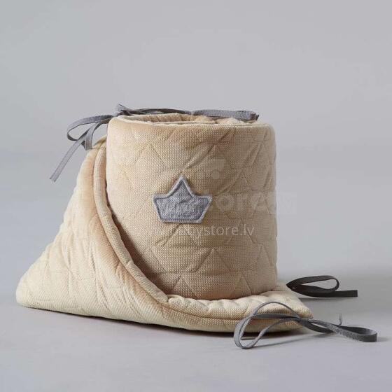 La Millou Velvet Collection Bed Bumper Vanilla Art.95339