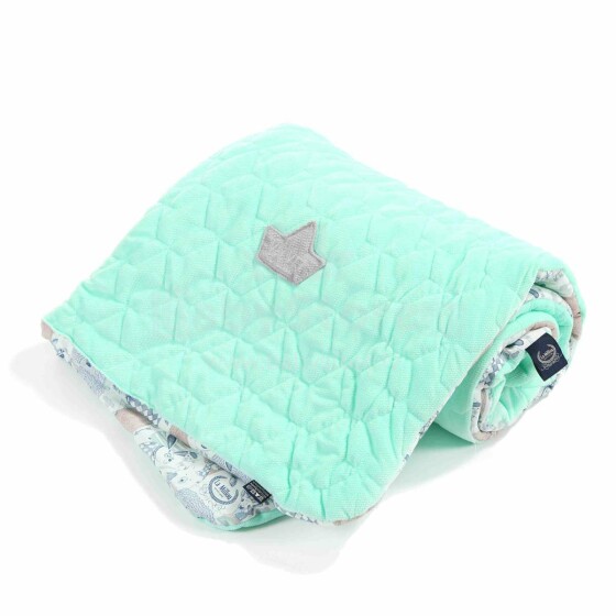 La Millou Velvet Collection Captain Toddler Blanket  Mint Art.95377 Высококачественное детское двустороннее одеяло (80x100 см)
