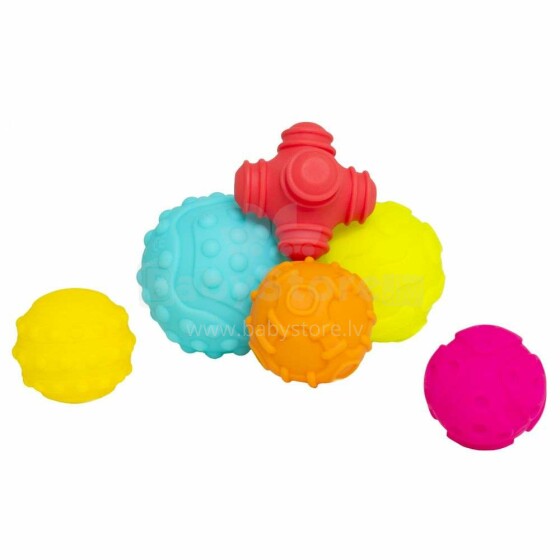 Playgro Art.4086398 Текстурные сенсорные мячики,6шт