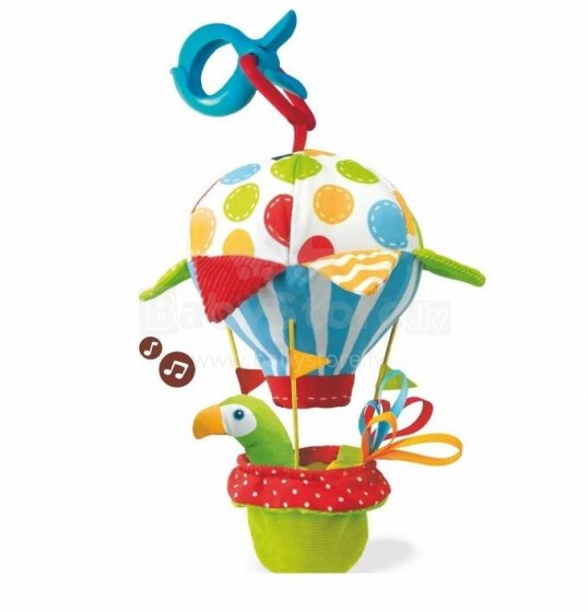 Yookidoo Tap N Play Balloon Art.40140 Pendant-muusika mänguasja Parrot kuumaõhupallil