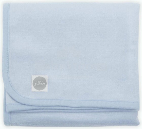 Jollein Cotton Light Blue Art.514-511-00082 Baby puuvillane sein,75x100sm