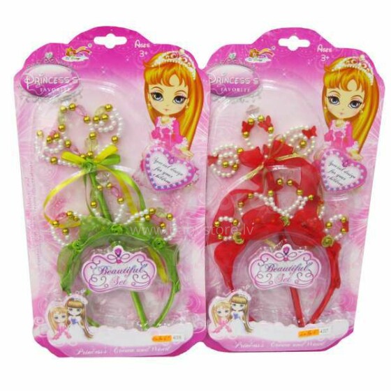 I-Toys Fashion Girl Art.Z-664 Комплект принцессы, корона с серьгами u akсeсcуарами