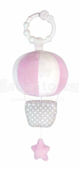 JaBaDaBaDo Musical Balloon Pink Art.N0096  Riputatav muusikaline mänguasja jalutuskäru jaoks