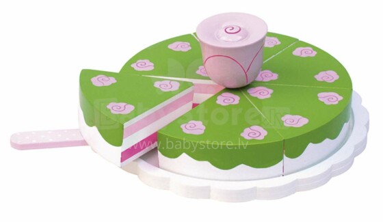 JaBaDaBaDo Princess Cake Art.T216 Puidust salve koos koogikestega