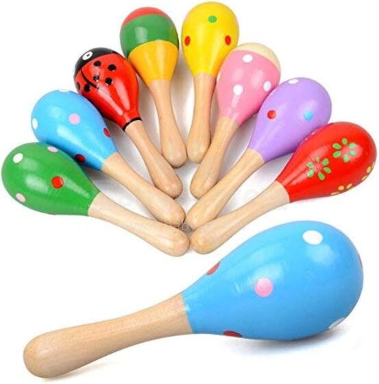 Wooden Maraccas Art.99413 Puidust marakast