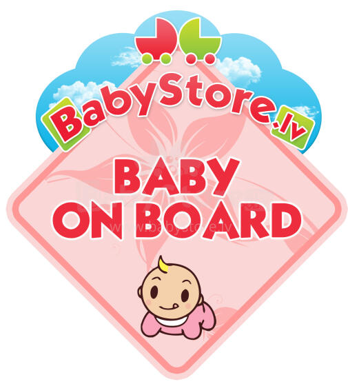 Baby On Board car sticker