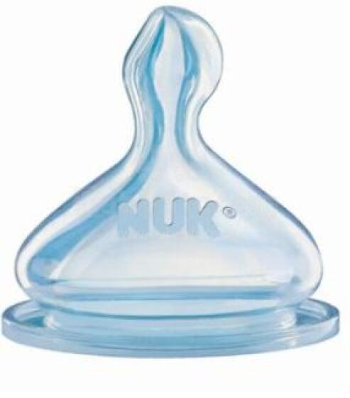 NUK First Choice Art.SA84 Silicone anti-colic teat 0-6m Medium feed hole