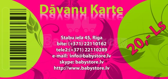 Gift card 20 Ls