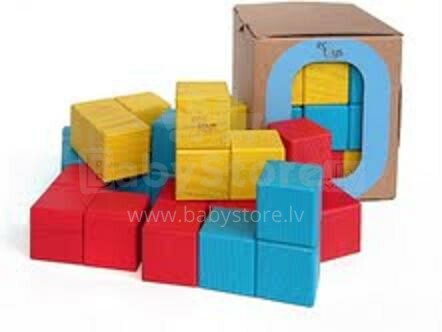 Eco Toys Art.40011 Developing wooden toys  Little Thinker-building blocks