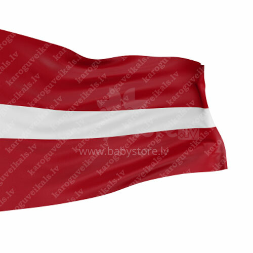 Большой Латвийский флаг для мачты (200x100 см)