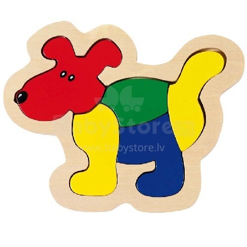 Goki Art.VGGK051 Dog, puzzle