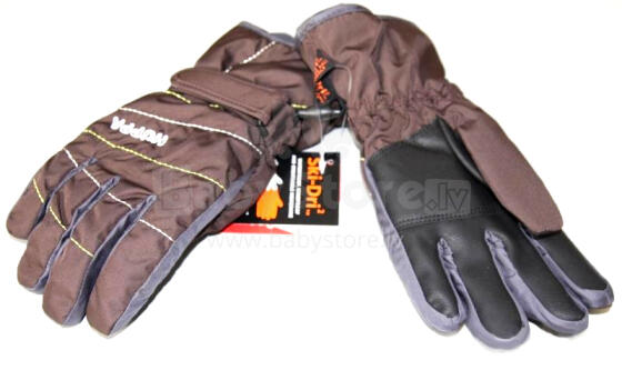 HUPPA - водонепроницаемые перчатки KARIN 8203AW (4-8) цвет 081 coffee