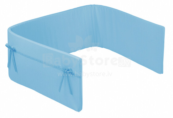  Nestchen Easy Fix  Uni Blue Bed bumper  