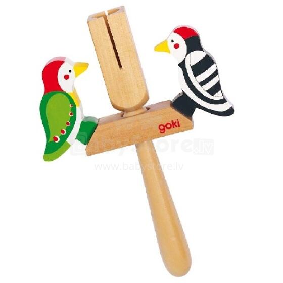 Goki 61926 Woodpecker Rattle