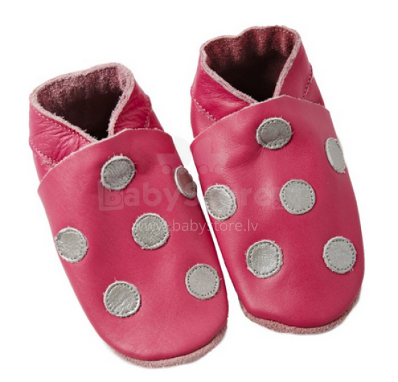 Pippi 705-122 Leather slippers dejošanas čībiņas bērniem no dabīgas ādas