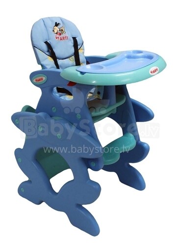 Arti Betty J-D008 Doggy Blue/Green Стульчик для кормления + столик
