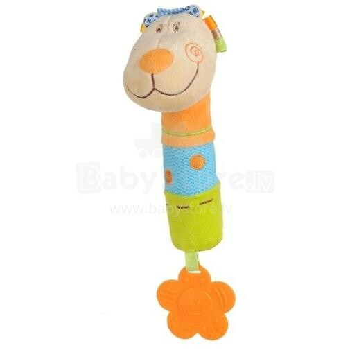 Babyono 1267 Plush squeaker with teether
