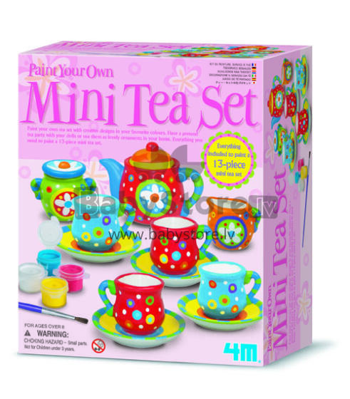 4M Mini Tea Set Painting Kit 00-04541