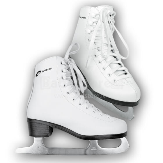 Spokey Classic Fugiure White Ice Skates Art.832335 Klassikalised naiste valged uisud iluuisutamiseks