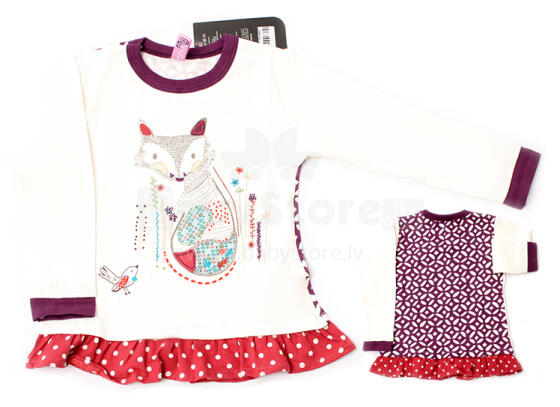 BebeKids 8376 Хлопковая майка с длинным рукавом для девочек, 100% хлопок
