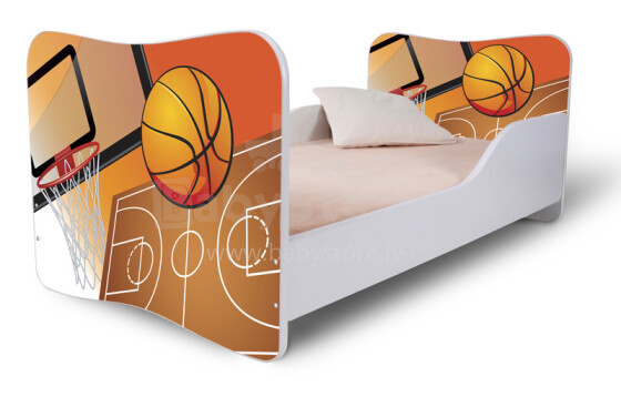 Nobi Basketball Стильная молодёжная  кровать с матрасом 144x74 см